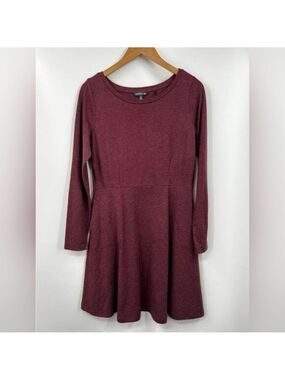 Toad&Co Burgundy Long Sleeve Dress